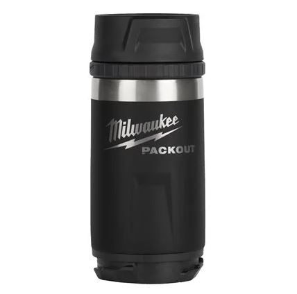 MILWAUKEE PACKOUT TERMOS BARDAK 355 ML SIYAH VIDALI